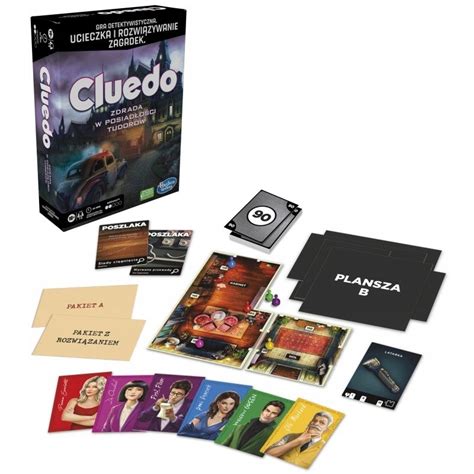 HASBRO GRA PLANSZOWA CLUEDO ESCAPE ROOM 8027 Stan nowy 127 50 zł