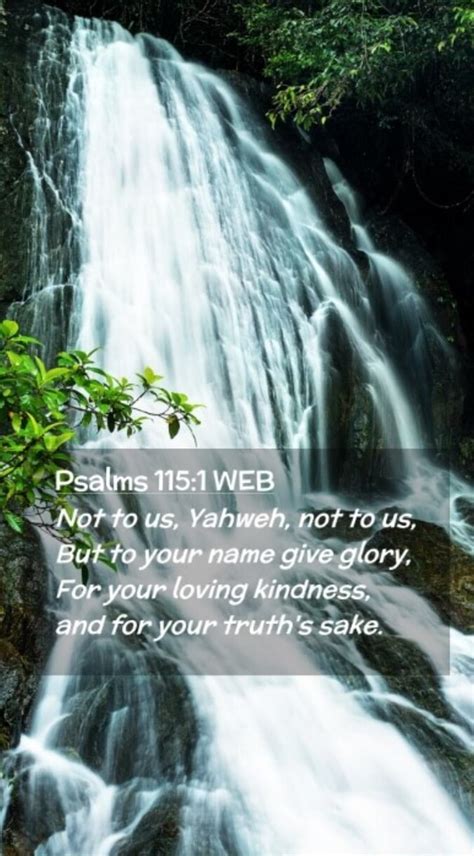 Psalms Web Net Us Yahweh Nat Te Us But Fo Your Name Give Glory For