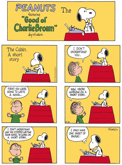 Peanuts By Charles Schulz For March 25 2018 Snoopy Comics Snoopy Cartoon