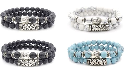 Tot Op Of Sets Van Boeddha Kralen Armbanden Groupon