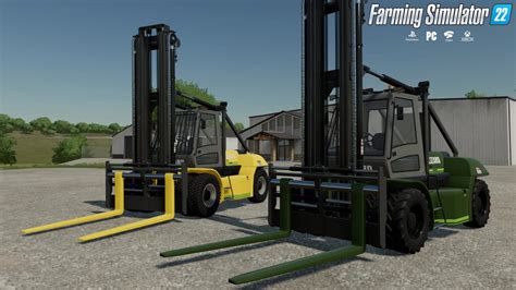 Lizard CF210 Forklift V1 0 For FS22 Mod By Pascal Kautz