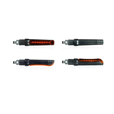 Clignotants À LED Chaft Séquentiel 2 0 Melten Noir Orange Clignotants