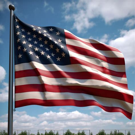 Premium AI Image American Flag Of United States Of America