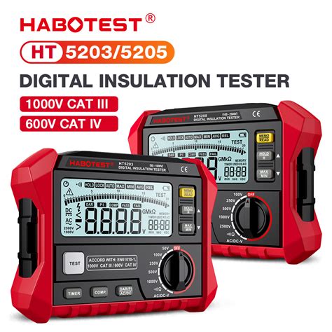 Habotest Ht Ht Digital Insulation Tester High Definition Lcd