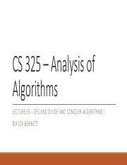 Dfs And Divide And Conquer Algorithms Exploring Merge Sort Course Hero