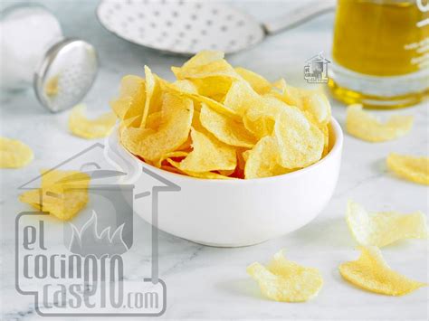 Patatas Chips Caseras Para 6 Personas El Cocinero Casero Guarniciones