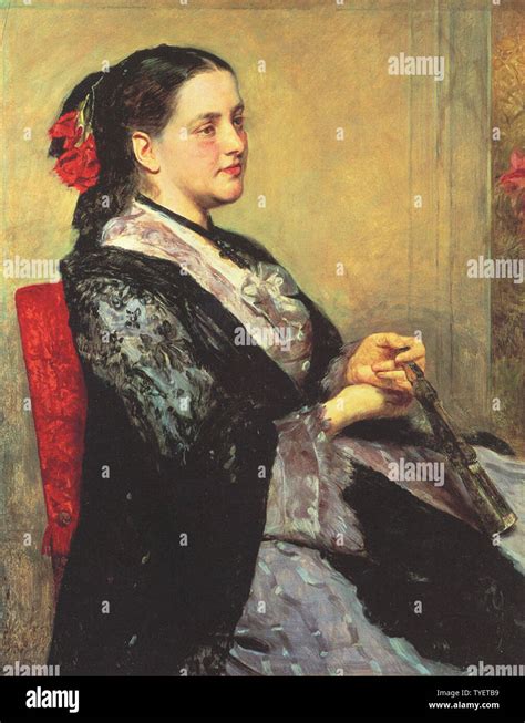 Mary Cassatt Portrait Lady Seville 1873 Stock Photo Alamy