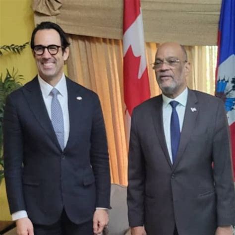 Diplomatie Le Premier Ministre Ariel Henry Rencontre Le Nouvel