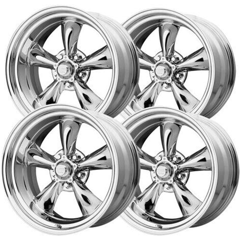 Set Of 4 Staggered Vn615 Torq Thrust 2 17x717x8 5x475 Chrome