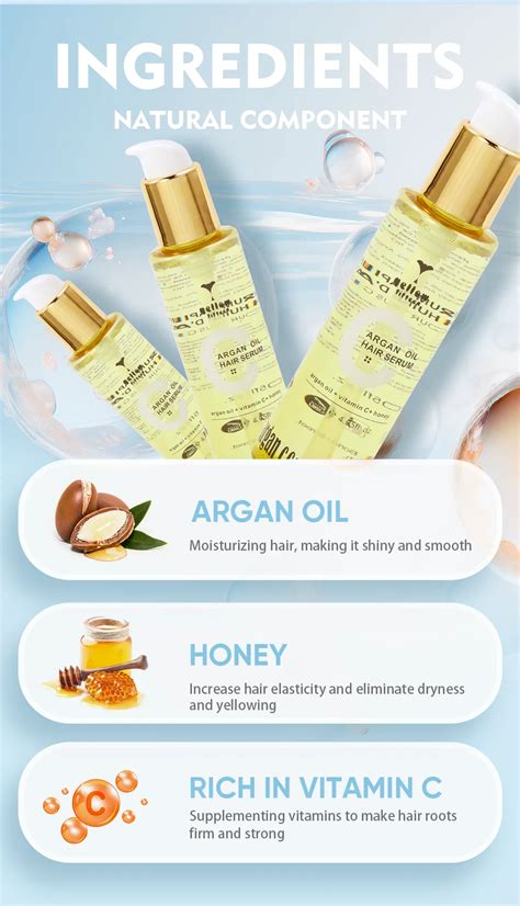 120ml Argan Oil Vitamin C Honey Silky Oil Wigs And Hair Extensions Daily Care Hair Serum Buy