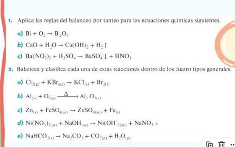 Puntos Para El Que Me Ayude Con Esto De Quimica Si Me Ayudan Les