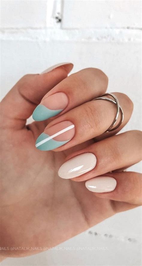 These Will Be The Most Popular Nail Art Designs Of 2021 Two Toned Nails