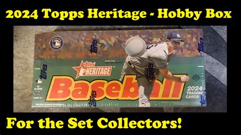 2024 TOPPS HERITAGE Hobby Box New Release INK YouTube