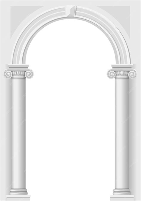 Premium Vector Classical White Arch