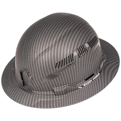 Klein Tools Hard Hat Premium Karbn Pattern Vented Full Brim Class C