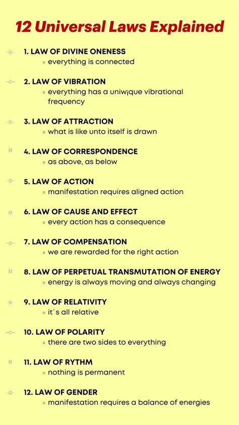 12 Universal Laws Explained In 2022 Inspirational Quotes Morning