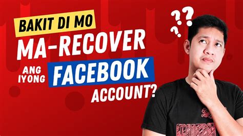 Paano Mo Mare Recover Ang Iyong Facebook Account Youtube