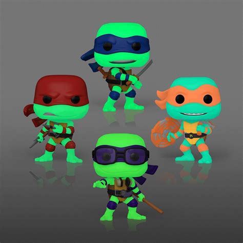 Funko POP Hunters On Twitter Amazon Exclusive GITD TMNT 4 Pack Now