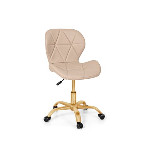 Cadeira Office Eiffel Slim Base Girat Ria Nude Matte Madeiramadeira