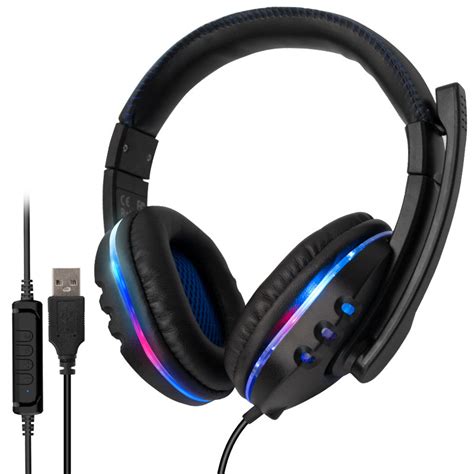 Fone De Ouvido Gamer Fio Usb Para Pc Note Book Headset