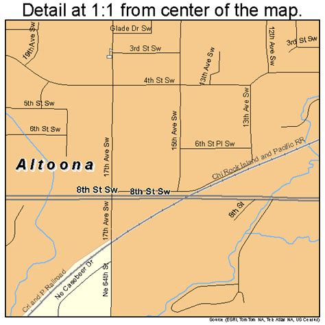 Altoona Iowa Street Map 1901630