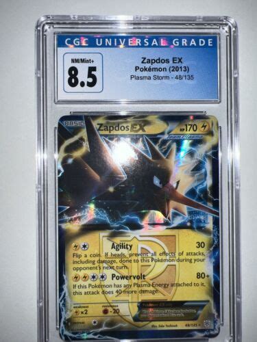 Zapdos Ex Team Plasma Plasma Storm 48135 Holo Ultra Rare Ebay