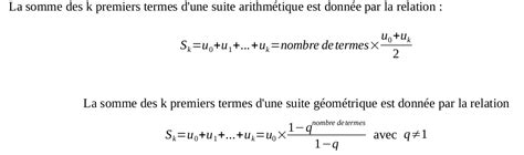 Somme Des Suites Arithm Tiques Et G Om Triques Restez Curieux