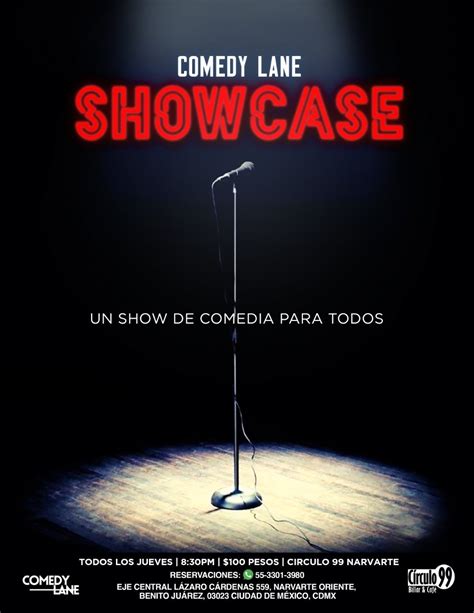 Comedy Lane Showcase Un Multiverso De Comediantes Haciendo Stand Up