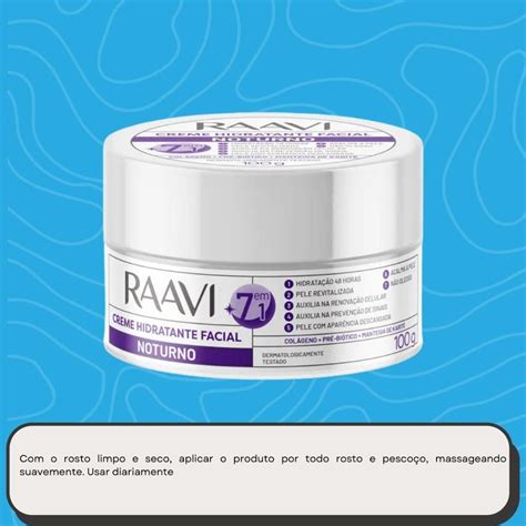 Raavi Creme Hidratante Facial Noturno G G