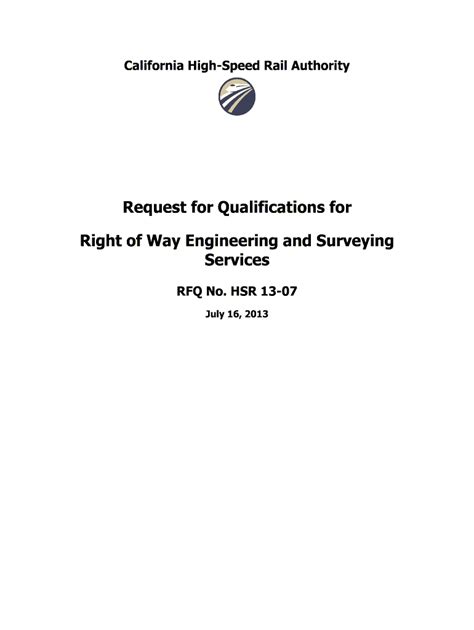 Fillable Online Right Of Way Engineering And Surveying Fax Email Print