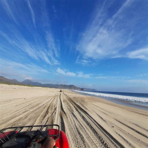 Playa Pe A Blanca Del Mar A La Monta A En Cuatrimoto