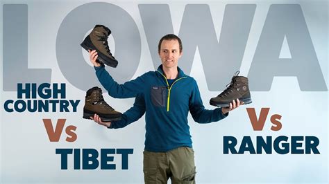 Lowa Tibet Vs Ranger Vs High Country Lowa Boot Comparison YouTube