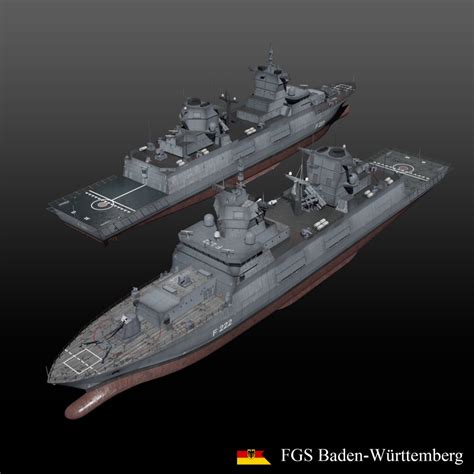 baden wuerttemberg class frigate  poly modelo  descargar