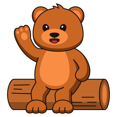 cute cartoon bear illustration 20273541 Vector Art at Vecteezy