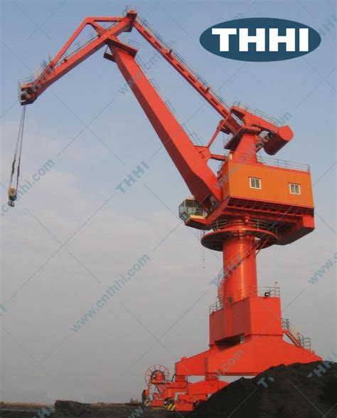 Gantry Portal Crane Single Arm Rack And Wire Luffing Crane