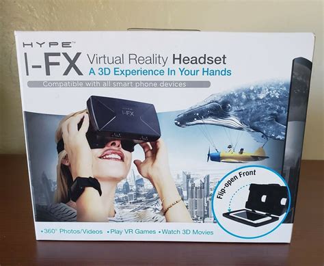 Hype I FX Virtual Reality Headset For Smartphones Nerd Block 3D Movies