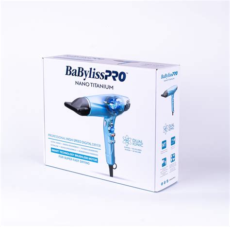 Babylisspro Nano Titanium Secador Dual Ionic Profesional Ultraligero