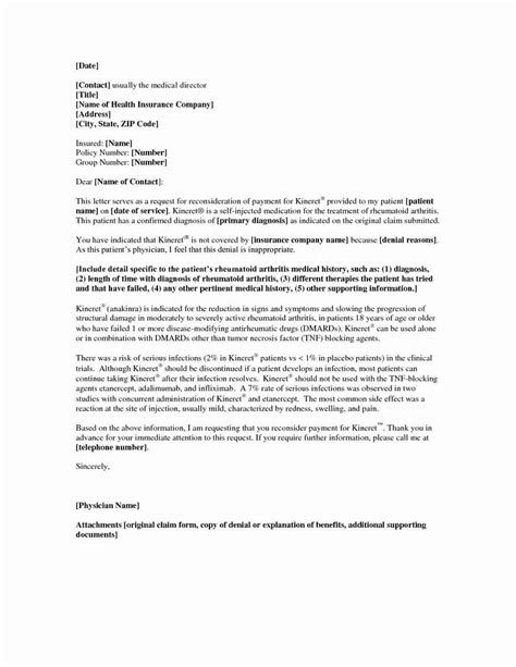 Disability Appeal Letter ~ Resume Letter