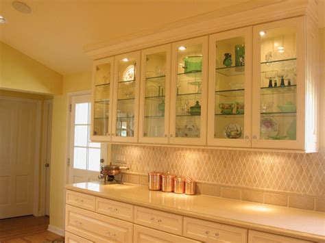 12 Ideas Of Glass Kitchen Shelves