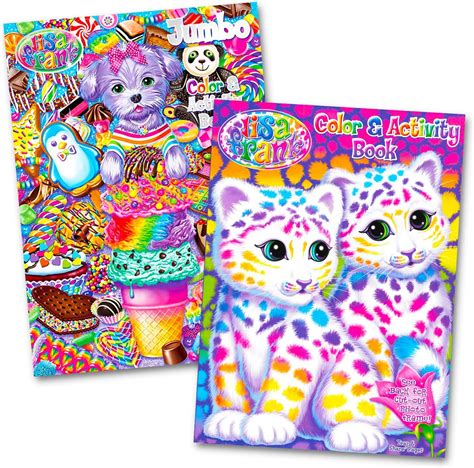 14 Jumbo Lisa Frank Coloring Books