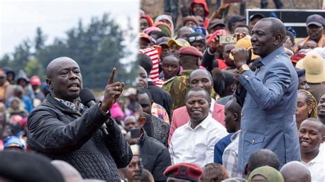 WATCH DRAMA IN MURANG A DP GACHAGUA DISRESPECTS PRESIDENT RUTO FIRES