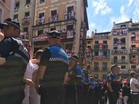 Ocho detenidos en Pamplona por desórdenes públicos en los Sanfermines