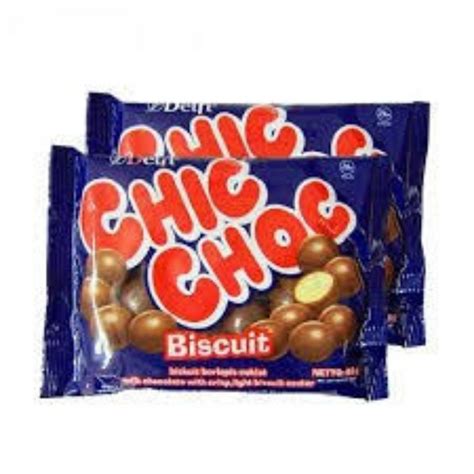 Jual DELFI CHIC CHOC BISCUIT CHOCOLATE BALL SATUAN SNACK COKLAT ENAK