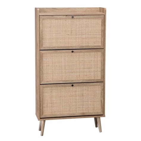 Kubu Rattan Shoe Storage Unit Homebase