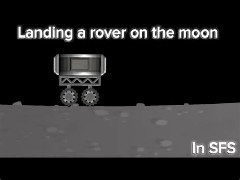 Landing A Rover On The Moon In SFS YouTube