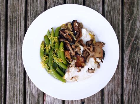 Mushroom Baked Halibut The Weathered Grey Table