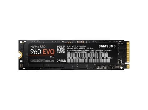 SSD 960 EVO M.2 250GB Memory & Storage - MZ-V6E250BW | Samsung US