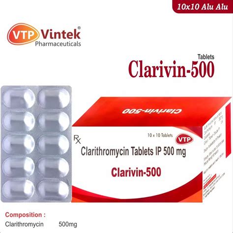 Clarithromycin Mg Tablets At Rs Box Claribid Tablet In