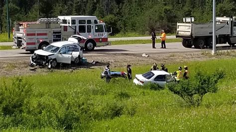 Highway 2 Crash Sends Two People To Hospital Ctv News