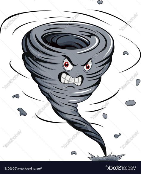 Cartoon Tornado Drawing